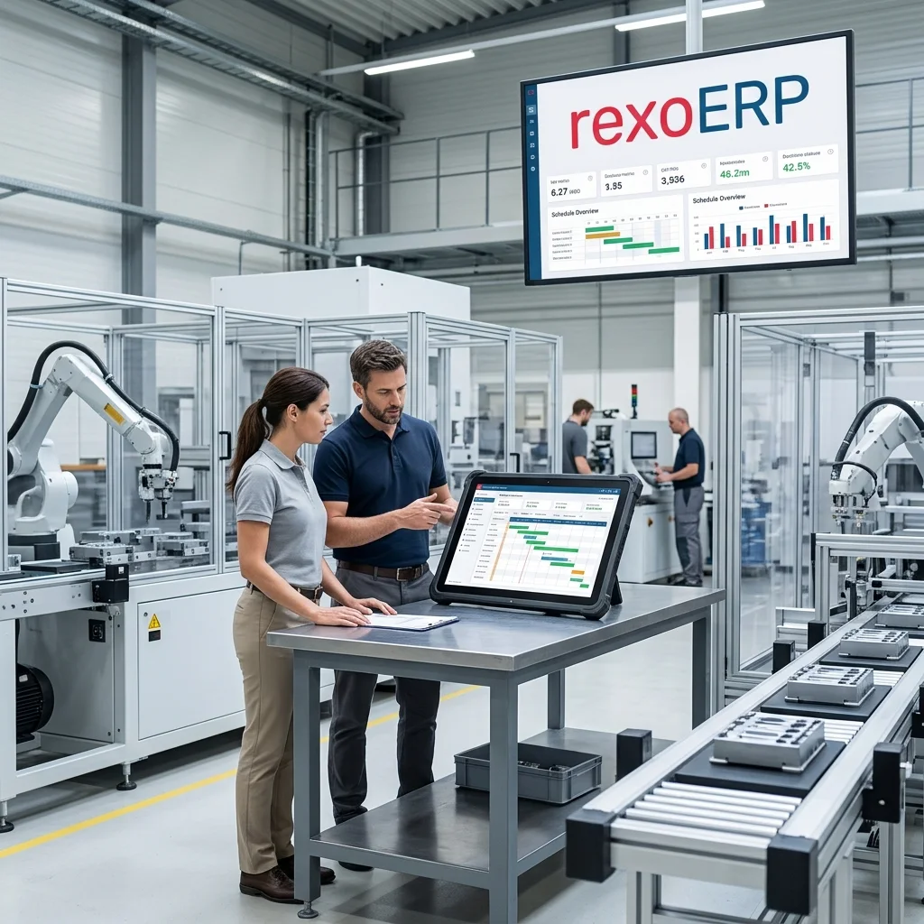 RexoERP Natural Production Floor Planning