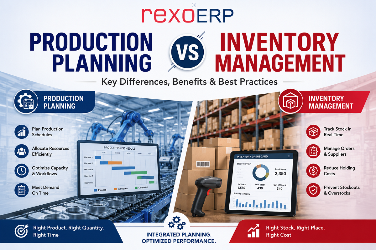 Production Planning vs Inventory Management: Key Differences, Benefits & Best Practices