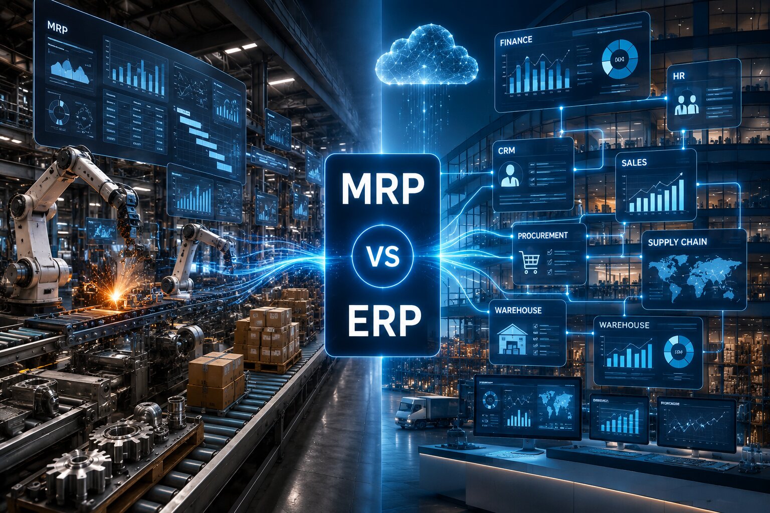 The Ultimate Guide: MRP vs ERP – Decoding Manufacturing and Business Software
