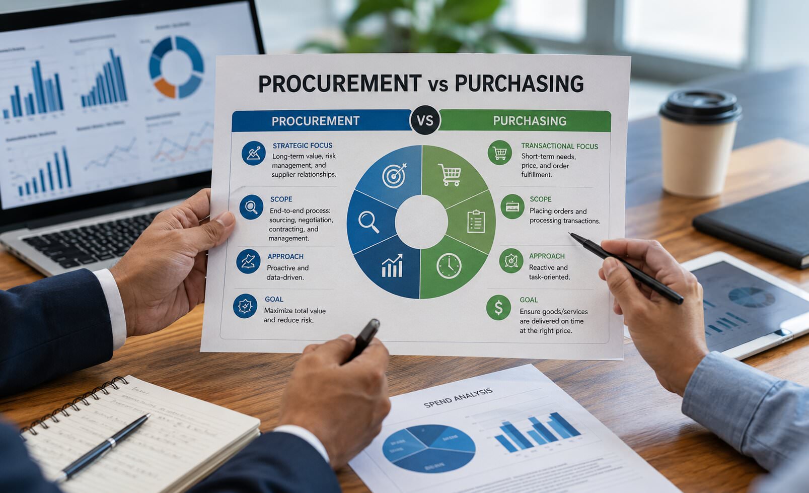 Comparison of Procurement and Purchasing Operations