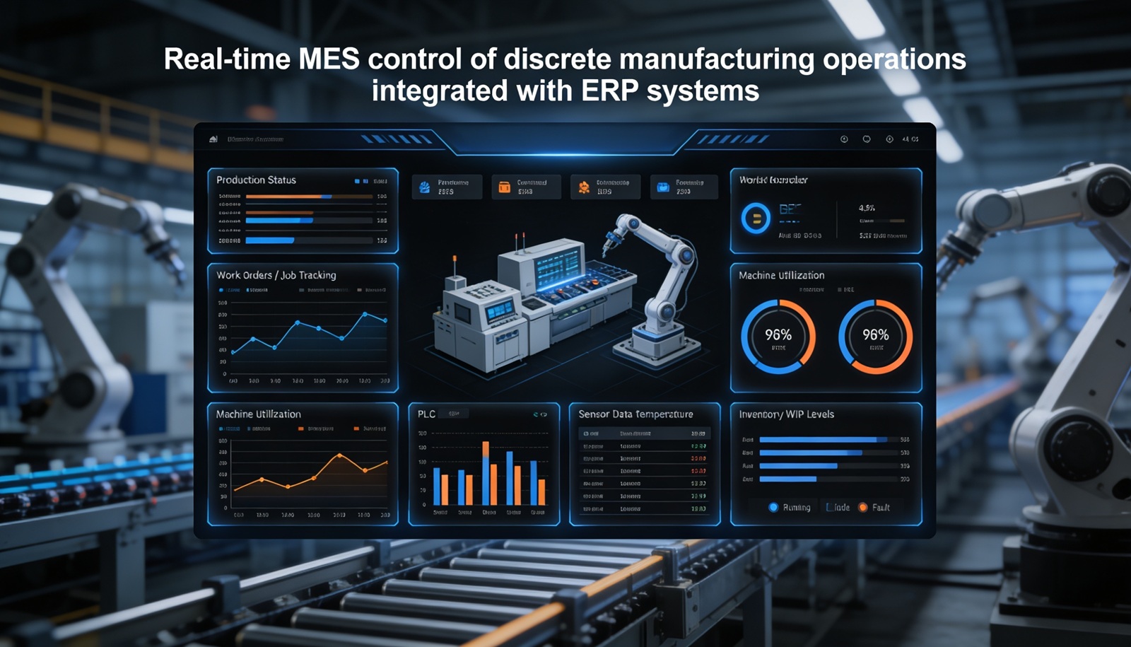 MES Dashboard for Discrete Production